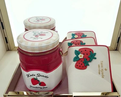 Kate Spade Novelty Strawberry 3D Jam Crossbody + Strawberry 🍓 Wallet Set Of 2 - Image 1 of 4
