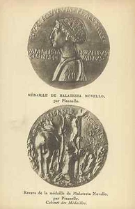 Médaille de Malatesta Nevello par Pisanello (D8474) - Imagen 1 de 1