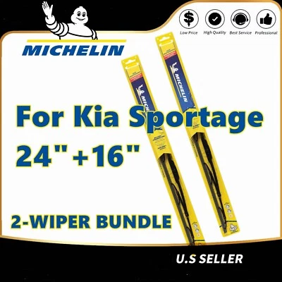 Paquete de 2 limpiaparabrisas estándar - apto para Kia Sportage 2005-2010 - 30240/160 Foto 1 de 4