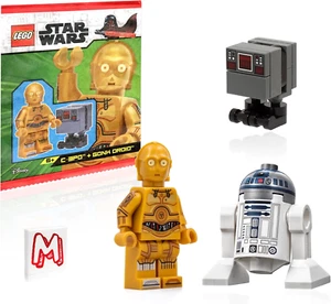 LEGO Star Wars Minifigure Combo Pack - R2-D2 Astromech Droid, C-3PO (Printed Leg - Picture 1 of 12