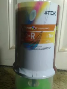 100 blank TDK DVDs in sealed case. - Picture 1 of 3