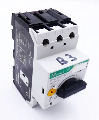 Interruptor de protección del motor Moeller PKZM0-10 6,3...10A / Motor protection switch -used- Foto 1 de 4