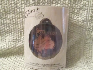 Fiesta USA TWILIGHT 2021 Gold Dancing Lady Ornament NIP Fiesta Christmas USA - Picture 1 of 4