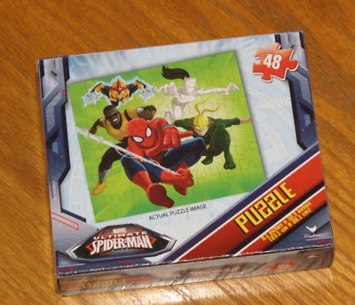 Marvel Ultimate Spider-Man 48 Piece Puzzle Power Man Iron Fist Nova White Tiger - Image 1 of 2