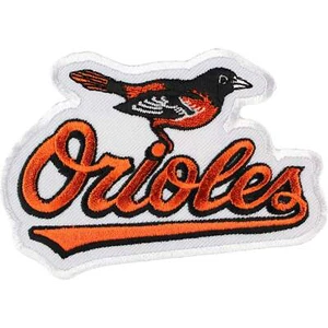Baltimore Orioles Primary Bird Jersey Logo Emblem Sleeve Patch MLB - Picture 1 of 2