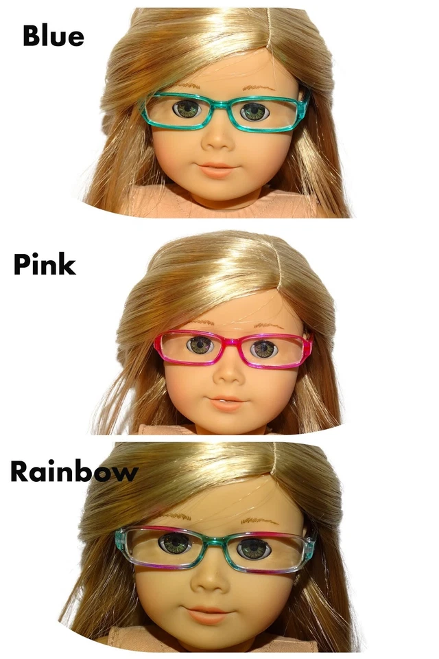Gafas Pastel Gafas 3 Opciones Ropa Muñeca Para Muñecas Niñas 18" Foto 1 de 1