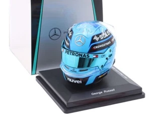 Spark 5HF182 Helmet Replica Mercedes Abu Dhabi GP 2024-George Russell 1/5 Scale - Picture 1 of 7