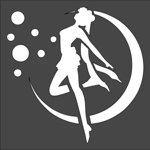 1- 3x3 inch Stencil, (VF-74) Sailor Moon (6mil)***** - Picture 1 of 2