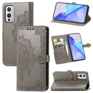 Ochrona Etui na telefon komórkowy do OnePlus 9 Case Flip Cover Pokrowiec Etui Bumper Szary Nowy - Zdjęcie 1 z 8