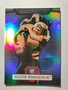 2010 Topps Platinum WWE Rainbow Foil Beth Phoenix #24 - Picture 1 of 2