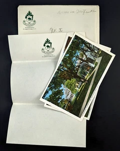 The Windsor Hotel Elizabethtown NY Adirondacks 2 cartoline carta intestata e copertina - Foto 1 di 6