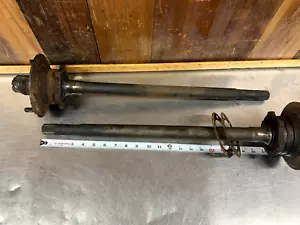 Triumph TR3 • Original Rear Solid Axle Shaft Set, Measure 25". Used. T4176 - Picture 1 of 11