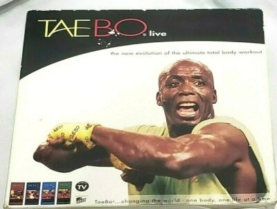 TAE BO Live VHS Lot Box Set Billy Blanks Basic Instructional 8 Minute Advanced - Image 1 of 3