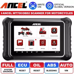 ANCEL MT700 Motorcycle OBD2 Scanner All System Diagnostic Tool Fit For Ducati - Foto 1 di 17
