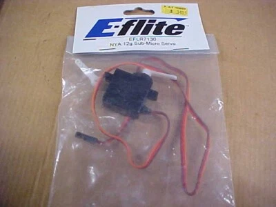 E-FLITE EFLR7130 = NYA 12G SUB-MICRO SERVO - Image 1 of 2