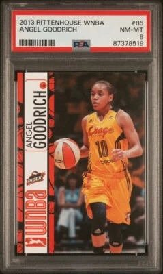 2013 Rittenhouse WNBA ANGEL GOODRICH ROOKIE PSA 8 Kansas Jayhawks - Image 1 of 2