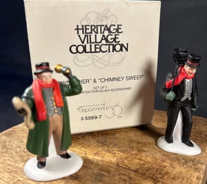 Dept 56 Heritage Village Town Crier & Chimney Sweep Accessory #5569-7 - Picture 1 of 12