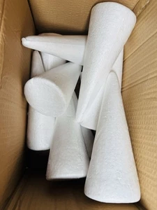 Cono in schiuma 7,25” con base 2,8” lotto di 10 nuovi - Foto 1 di 2