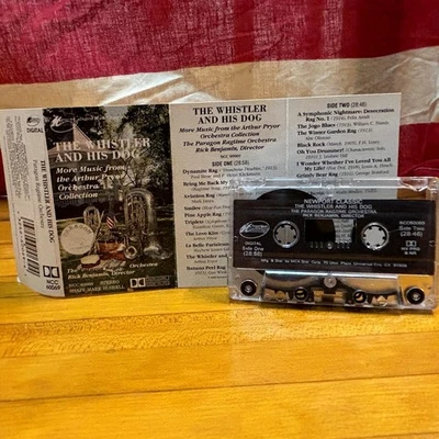WHISTLER & HIS DOG cassette Paragon Ragtime Orchestra 1985 vtg Arthur Pryor - Image 1 of 2