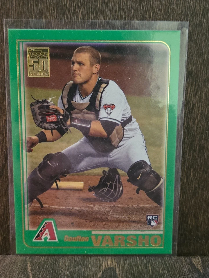 2021 Topps Archives 2001 Topps Green /125 Daulton Varsho #221 Rookie RC Card - Image 1 of 2