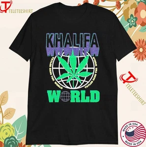 Camisetas Wiz Khalifa Khalifa Taylor Gang The World Globe - Imagen 1 de 3