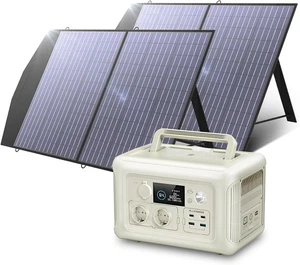 ALLPOWERS Generatore Solare R600 con 2x Pannello Solare 100W SP027 600W AC/100W USB-C - Foto 1 di 8