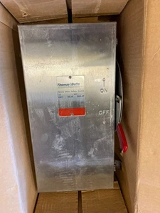 NIB T&B SHD361SN-TB heavy duty enclosed switch 30A 600V 3-pole fusible stainless - Picture 1 of 9