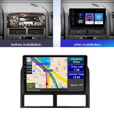 Unidad principal GPS Android 10.1 radio estéreo 9"" para Jeep Grand Cherokee 1998-2004 Foto 1 de 4