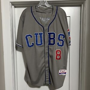 Chicago Cubs Majestic Jersey Chris Coghlan Travel Gray Size 44