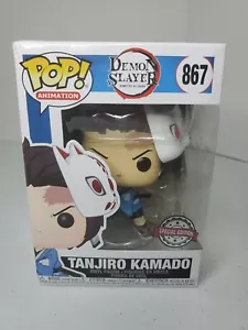 Funko POP! Demon Slayer - Tanjiro Kamado With Mask Exclusive Special edition - Picture 1 of 10