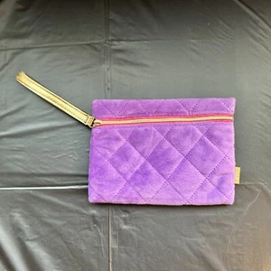 Bolso de Maquillaje Ipsy Glam 5x7 SOLO NUEVO SIN ETIQUETAS PÚRPURA Y DORADO - Imagen 1 de 2
