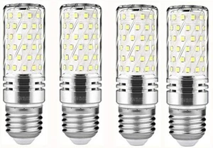 E26 LED Corn Candle Bulbs 15W LED Candelabra Light Bulb White 6000K Non-Dimmable - Picture 1 of 9