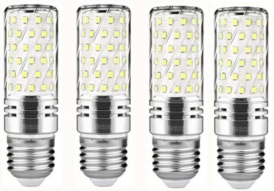 E26 LED Corn Candle Bulbs 15W LED Candelabra Light Bulb White 6000K Non-Dimmable - Image 1 of 4