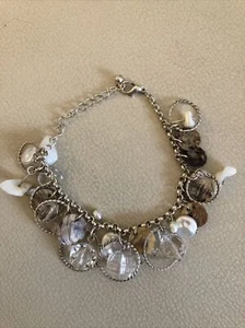 Silver-coloured Bracelet, costume jewellery - Picture 1 of 2