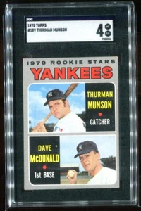 1970 Topps #189 Thurman Munson SGC 4 - Picture 1 of 2