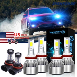 For Nissan Pathfinder 2015-2018 - 6X LED Headlight Hi/Lo + Fog Light Bulbs 8000K - Foto 1 di 11