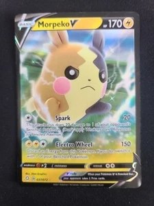 Morpeko V - 79/202 Holo Foil Pokemon ESPADA Y ESCUDO Como Nuevo - Imagen 1 de 2