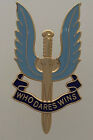 British Army  Special Air Service S.A.S. Enamelled Lapel Badge Pin -  Gilt