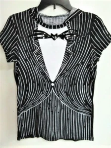 Mujer-Burton-Noche Antes de Navidad Regalo Gótico Gótico Halloween Camisa Top-XS-S-M - Imagen 1 de 2
