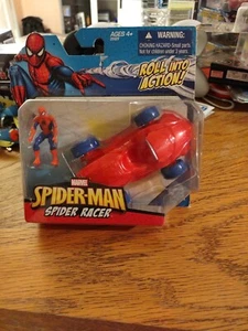 Neu 2011 Marvel Spiderman Mini Auto und Figur Spider Racer - Bild 1 von 1