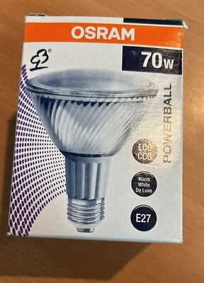 Osram Powerball 70W E27 HCI-PAR 30 930 WDL SP Warm-Weiß Halogen Metalldampflampe - Bild 1 von 2
