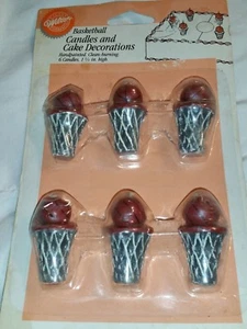 Wilton 9323 Basketballs 6-Piece Candle Set New - Bild 1 von 5