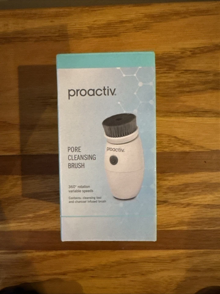 Proactiv Pore Cleansing Brush Charcoal Infused Face Brush 360 Rotation New! - Image 1 of 4