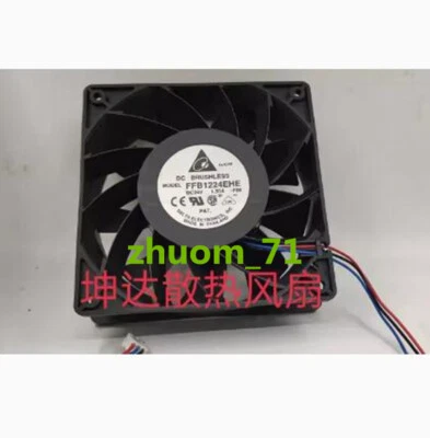 1PC DELTA FFB1224EHE-F00 12038 12CM 24V 1.5A High air volume inverter fan - Image 1 of 2