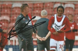 MIDDLESBROUGH: RONNIE JEPSON SIGNED 6x4 ACTION PHOTO+COA - Picture 1 of 1