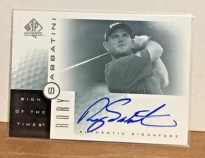 Rory Sabbatini 2001 Upper Deck Autograph SP Authentic Sign of the Times #RS Auto - Bild 1 von 1
