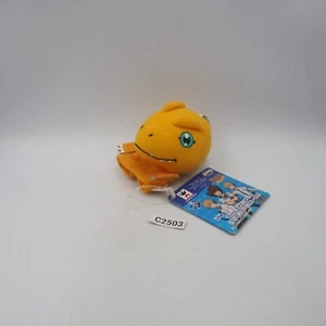 Agumon Digimon Adventure C2503 Finger Puppet Plush 3" TAG Mascot Toy Doll Japan - Picture 1 of 8