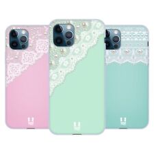 HEAD CASE DESIGNS LACES AND PEARLS SOFT GEL CASE FOR APPLE iPHONE PHONES
