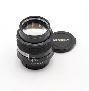 MINOLTA MD ROKKOR-X 85mm F/2 LENS FOR MINOLTA MC/MD 35mm FILM CAMERAS - Picture 1 of 6
