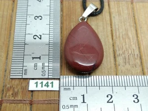 Pendentif JASPE ARC EN CIEL + cordon reglable lithotherapie reiki rainbow quartz - Picture 1 of 2